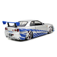 Jada Fast and Furious Brians 2002 Nissan Skyline GT-R R34 - 1:24 Main Image - 5