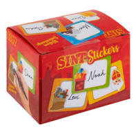 Sinterklaas naamstickers - 50 stuks productafbeelding 2