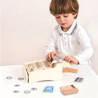 New Classic Toys houten kassa - wit productafbeelding 3