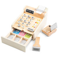 New Classic Toys houten kassa - wit productafbeelding 2