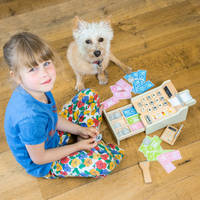 New Classic Toys houten kassa - wit productafbeelding 5