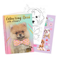 Studio Pets Puppy kleurboek met stickers - A5
