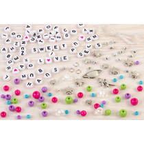 Make It Real blokletter alfabet armbanden maken set productafbeelding 3