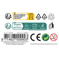 Glow 'n Fun glow in the dark stickers paarden productafbeelding 4