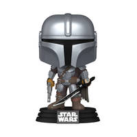 Funko Pop! figuur Star Wars The Mandalorian met Darksaber