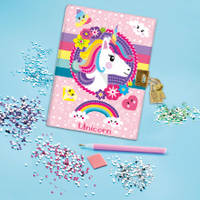 Totum unicorn Diamond Painting dagboek met slot productafbeelding 3