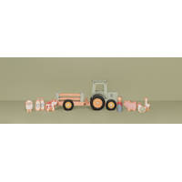 Little Dutch Little Farm tractor met trailer productafbeelding 9