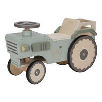 Little Dutch Little Farm houten 4-wieler looptractor