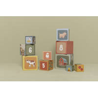 Little Dutch Little Farm kartonnen stapeltoren productafbeelding 3