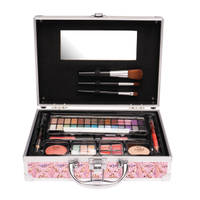 Casuelle make up koffer holografisch - roze productafbeelding 2