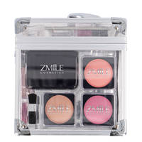 Zmile transparante cosmetica koffer 42-delig productafbeelding 3