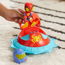 Marvel Spidey and His Amazing Friends Web-Spinners Miles met Drill Spinner productafbeelding 6