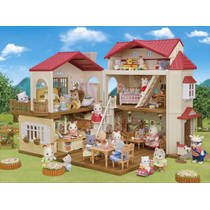 Sylvanian Families groot verlicht landhuis speelkamer 5708 productafbeelding 3