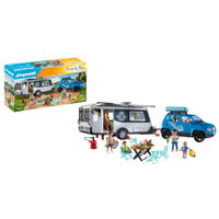 PLAYMOBIL Family Fun caravan met auto 71423