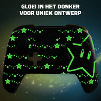 Nintendo Switch PDP Gaming Rematch Super Stars Glow in the Dark draadloze controller productafbeelding 7