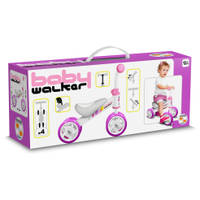 Skids Control Baby Walker 4-wiel loopfiets - roze productafbeelding 4