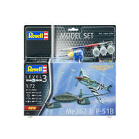 Revell Combat Me262 en P-51B Mustang modelset productafbeelding 3