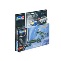 Revell Combat Me262 en P-51B Mustang modelset productafbeelding 2