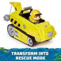 PAW Patrol Jungle Pups Rubble neushoornvoertuig met speelfiguur productafbeelding 6