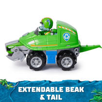 PAW Patrol Jungle Pups Rocky's schildpadvoertuig met speelfiguur productafbeelding 5