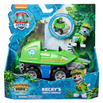 PAW Patrol Jungle Pups Rocky's schildpadvoertuig met speelfiguur productafbeelding 2