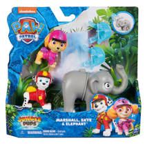 PAW Patrol Jungle Pups Marshall met Skye en olifant productafbeelding 2