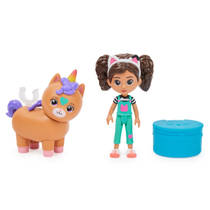 Gabby’s Poppenhuis speelgoedfigurenset Gabby en Kiho de kittenhoorn productafbeelding 2
