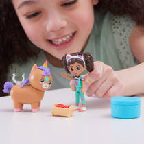 Gabby’s Poppenhuis speelgoedfigurenset Gabby en Kiho de kittenhoorn productafbeelding 5