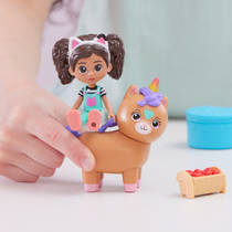 Gabby’s Poppenhuis speelgoedfigurenset Gabby en Kiho de kittenhoorn productafbeelding 4