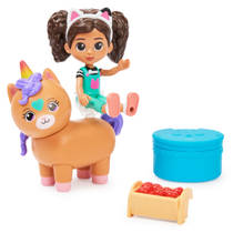 Gabby’s Poppenhuis speelgoedfigurenset Gabby en Kiho de kittenhoorn productafbeelding 3