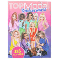 TOPModel Stickerworld stickerboek + 138 stickers productafbeelding 3