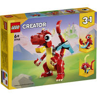 LEGO Creator 3-in-1 rode draak 31145 productafbeelding 2