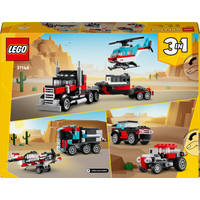 LEGO Creator 3-in-1 truck met helikopter 31146 productafbeelding 8