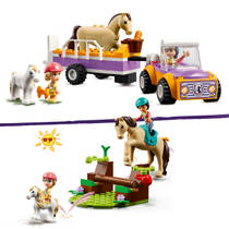 LEGO Friends paard en pony aanhangwagen 42634 productafbeelding 5