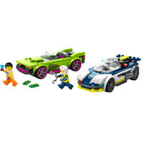 LEGO City politiewagen en snelle autoachtervolging 60415 productafbeelding 3