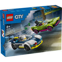 LEGO City politiewagen en snelle autoachtervolging 60415 productafbeelding 2