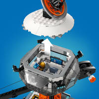 LEGO City ruimtebasis en raketlanceringsplatform 60434 productafbeelding 9