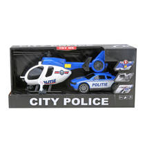 Politieset auto en helikopter productafbeelding 2