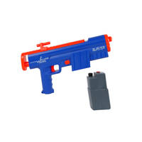 Sun Fun waterpistool elektrisch - 34,5 cm - blauw/oranje productafbeelding 3