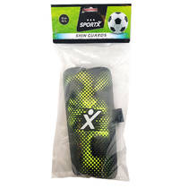 SportX scheenbeschermers - groen/zwart productafbeelding 4