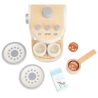 New Classic Toys houten koffiezetapparaat - wit productafbeelding 6