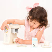 New Classic Toys houten koffiezetapparaat - wit productafbeelding 9