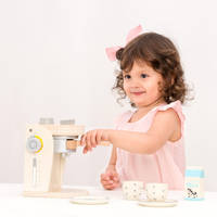 New Classic Toys houten koffiezetapparaat - wit productafbeelding 2
