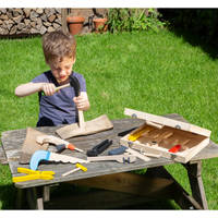 New Classic Toys houten gereedschapskist met 12 onderdelen productafbeelding 5