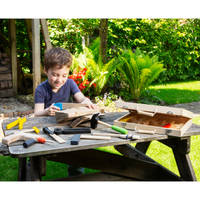 New Classic Toys houten gereedschapskist met 12 onderdelen productafbeelding 4