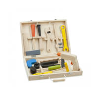 New Classic Toys houten gereedschapskist met 12 onderdelen productafbeelding 3