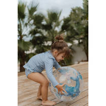 Little Dutch Ocean Dreams 3D strandbal - blauw productafbeelding 3