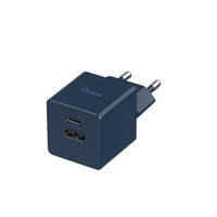 Qware 20 Watt Mini Dual Charger - blauw productafbeelding 3