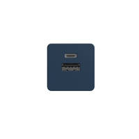 Qware 20 Watt Mini Dual Charger - blauw productafbeelding 4