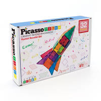PicassoTiles Rocket Booster magneetset 32-delig productafbeelding 3